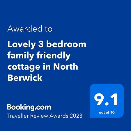 Lovely 3 Bedroom Family Friendly Cottage In Норт Беруик Екстериор снимка
